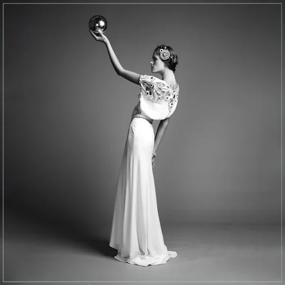 $6900 Temperley London Jean Crystal Embellished Art Deco Runway Bridal Gown - Picture 16 of 16